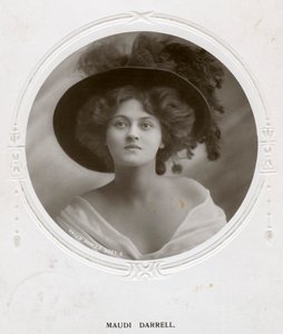 Maudi Darrell, actriz británica, c1908 de Philco Publishing Company