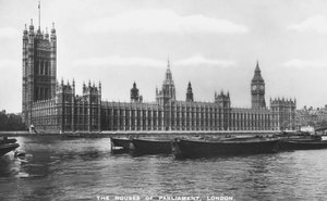 Las Casas del Parlamento, Westminster, Londres, 1933