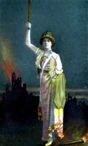 Zena Dare 1887-1975, cantante y actriz inglesa, 1908