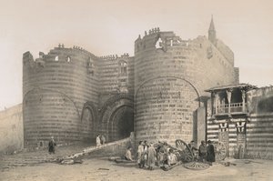Puerta de la Ciudadela de Saladino de Philibert Joseph Girault de Prangey