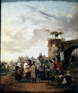 Un charlatán, principios de la década de 1780 de Philibert Louis Debucourt