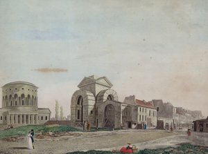 Barriere du Faubourg Saint-Martin, 1809 de Philibert Louis Debucourt