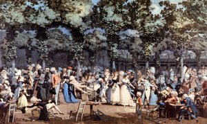 Fiesta en el Palais Royal de París