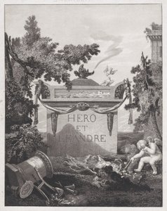 Frontispicio de Hero y Leandro, 1801