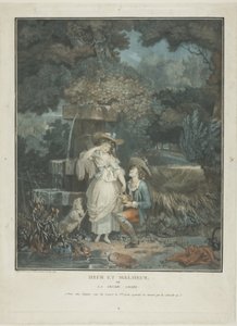 Buena y mala suerte de Philibert Louis Debucourt
