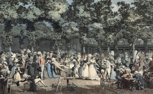 El paseo público en el Palais-Royal