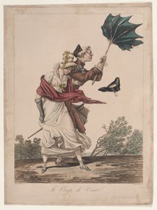 Le Coup de Vent, 1775-1832 de Philibert Louis Debucourt
