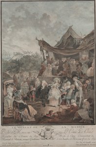 Le Menuet de la Mariée, 1786 de Philibert Louis Debucourt