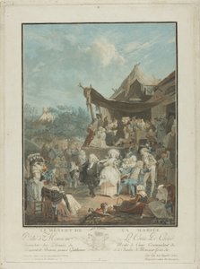 Minué de la novia de Philibert Louis Debucourt