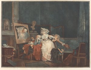 Los dos besos de Philibert Louis Debucourt