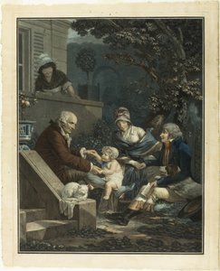 Placeres paternos de Philibert Louis Debucourt