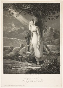 Santa Genoveva de Philibert Louis Debucourt