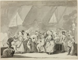 El Vestuario de los Extras de la Comédie Française de Philibert Louis Debucourt