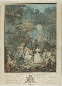 La noche en el castillo de Philibert Louis Debucourt