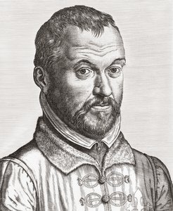 Benito Arias Montano. Retrato (impresión) de Philip (after) Galle