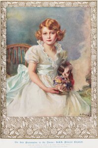 La princesa Isabel, de 7 años de Philip Alexius de (after) Laszlo