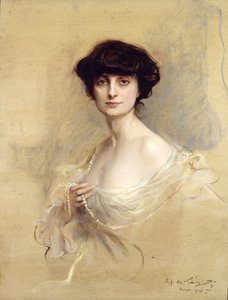 Anna de Noailles (1876-1933) 1913 (óleo sobre lienzo) de Philip Alexius de Laszlo