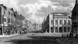La Calle Alta, Newport, Isla de Wight, 1844