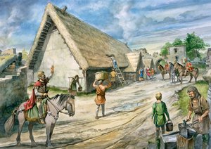 Fuerte Romano de Birdoswald, siglo II, c. 1990-2010 de Philip Corke