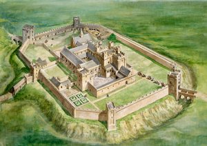 Castillo Viejo de Sherborne, Dorset de Philip Corke