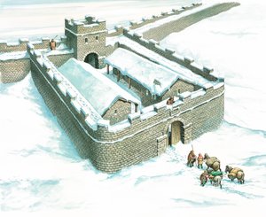 Milecastle de Winshields, Muro de Adriano, Northumberland, 2007 de Philip Corke