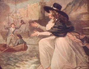 Alegría mutua, o el barco en el puerto, c1788, 1906 de Philip Dawe