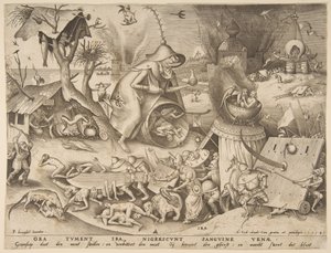 Ira, de la serie Los Siete Pecados Capitales, 1558