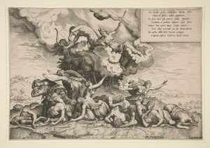 Apolo y Artemisa matando a Niobe