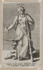 Sanitas, de Prosopographia, ca. 1585-90 de Philip Galle
