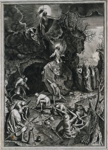 La resurrección de Cristo de Philip Galle