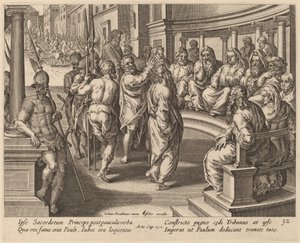 San Pablo ante el sumo sacerdote