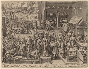 Justicia de Philip Galle after Pieter Bruegel the Elder