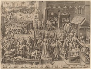 Justicia de Philip Galle after Pieter Bruegel the Elder