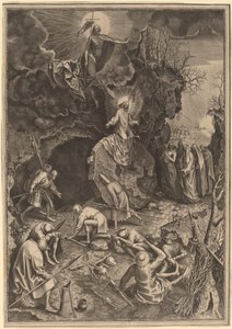La Resurrección de Philip Galle after Pieter Bruegel the Elder