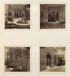 Fachada del Patio de la Alhambra hacia la Nave, Entrada al Patio de la Alhambra, Vista Lateral, ca. 1859