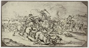 Borgoña, una batalla de Philip Henry Delamotte