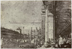 Canaletto, Plaza de San Marcos de Philip Henry Delamotte