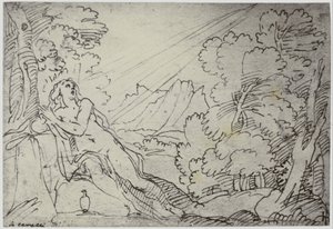 Correggio, un ángel que lleva un alma al paraíso
