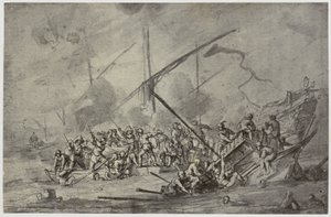Della Bella, una pelea de mar de Philip Henry Delamotte