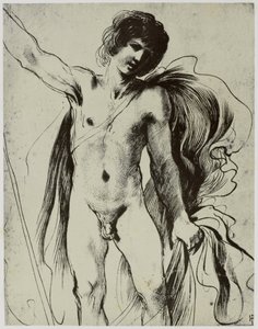 Guercino, un joven de Philip Henry Delamotte