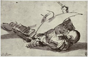 Salvator Rosa, el soldado herido de Philip Henry Delamotte