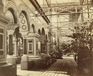 Sydenham: Crystal Palace, Entrada al Tribunal Bizantino, 1854 de Philip Henry Delamotte
