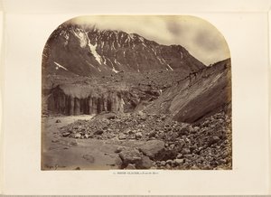 Glaciar Shigri - Desde el río de Philip Henry Egerton
