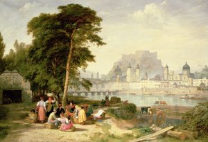 Ciudad de Salzburgo, el Palacio del Arzobispo en la Roca