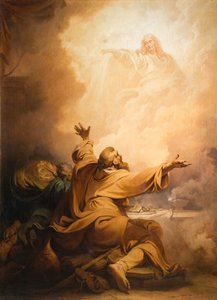 Cristo apareciendo a los discípulos en Emaús, 1797 de Philip James de Loutherbourg