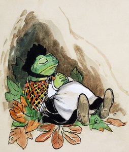 Toad of Toad Hall (gouache sobre papel)