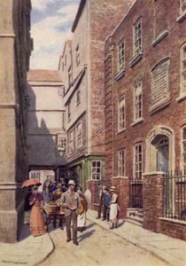 Entrada a Bishopsgate desde Great St Helens, 1890 de Philip Norman