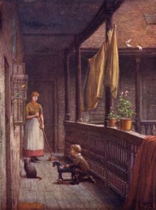 Galería del White Hart Inn, Southwark, 1884 de Philip Norman