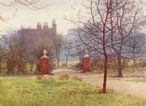 Jardín desde Scarsdale House, Kensington, 1892 de Philip Norman