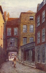 Puerta y entrada de White Horse Inn, Fetter Lane, 1898 de Philip Norman